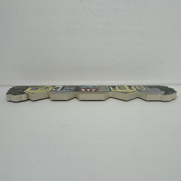 Vintage Tender Heart Treasures Village Store Front Wood Sign Decor Primitive ‘89 - Picture 9 of 15